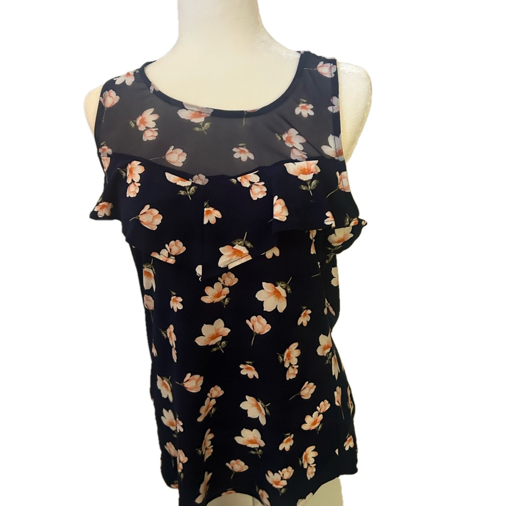 No Boundaries Floral Sleeveless Top
